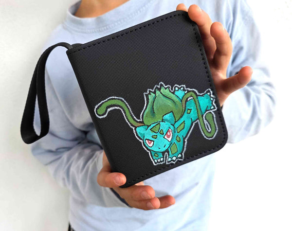 Custom Handpainted Pokemon Card Binder, Pikachu, Bulbasaur, Umbreon, Charizard, Ninetales, Mini Small 1 Pocket TCG Binder