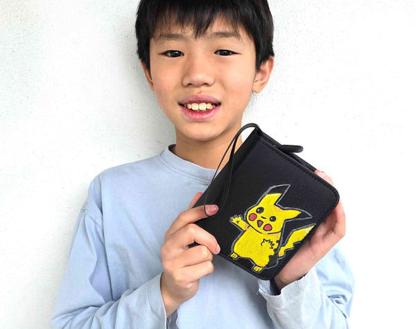 Custom Handpainted Pokemon Card Binder, Pikachu, Bulbasaur, Umbreon, Charizard, Ninetales, Mini Small 1 Pocket TCG Binder