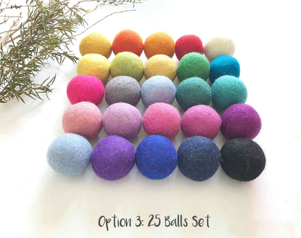 Handmade Cat Toy, Cat gifts, Kitten Cat ball, Safe Natural Colourful Felted Wool felt balls