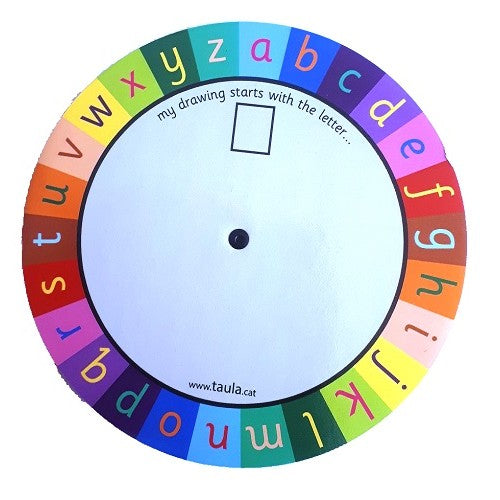 Alphabet Wheel Toy ABC Educational Letter Games  A to Z Taula