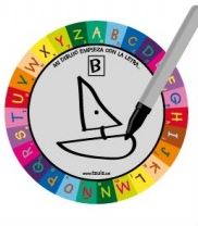 Alphabet Wheel Toy ABC Educational Letter Games  A to Z Taula