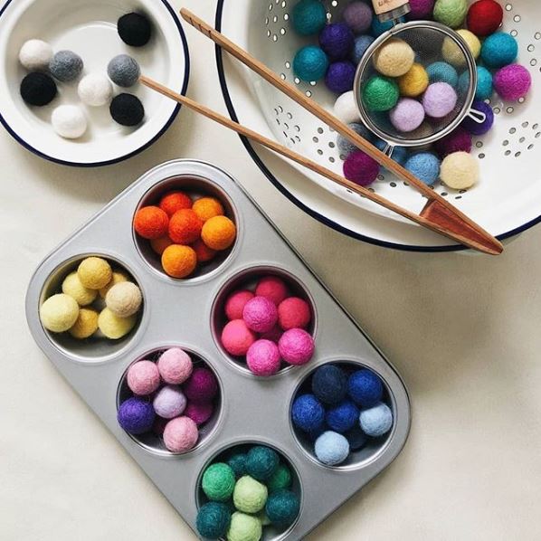 2cm Felt Balls x20 Pom Poms. Craft Supplies DIY. Wool. Colourful. Handmade. Beads.