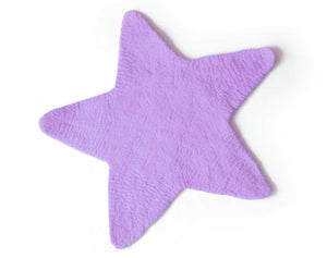 Star Felt Rug | Purple