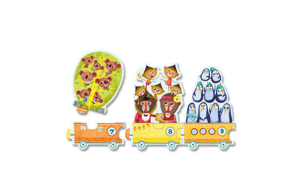 Djeco Duo I Count Puzzle_Train Numbers Counting Toy