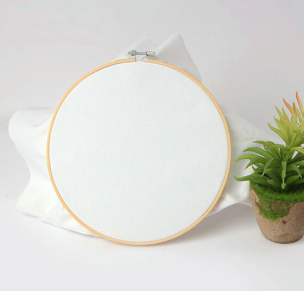 15cm Embroidery Hoop Bamboo Wooden kit, 6 Inch Cross Stitch DIY, Wood Ring Frame Fabric Sewing supplies