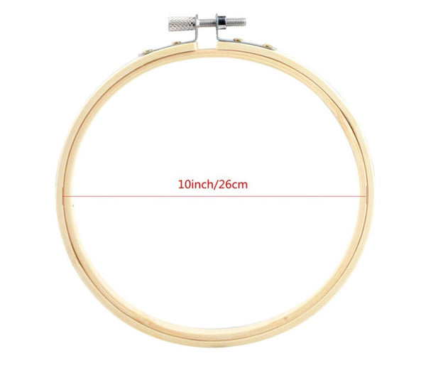 13cm Embroidery Hoop Bamboo Wooden kit, 5 Inch Cross Stitch DIY, Wood Ring Frame Fabric Sewing supplies