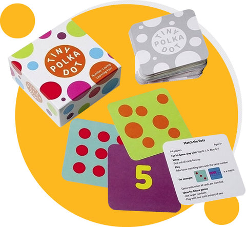 Math Toy Tiny Polka Dot Counting Numbers Educational Game - Math For Love